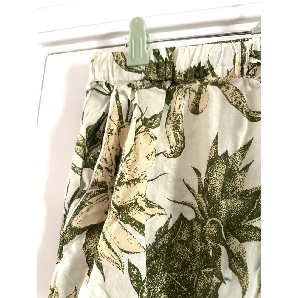 DESMOND & DEMPSEY Night Bloom-print Pyjama Pajama Pants Floral Cottagecore Sz S - Picture 5 of 8